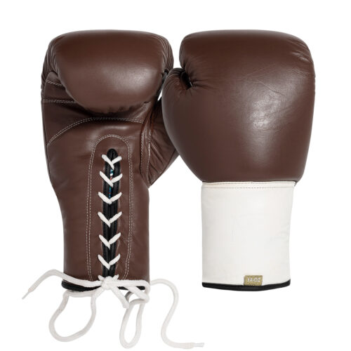 Image 1 - Brown Boxing Gloves w Laces