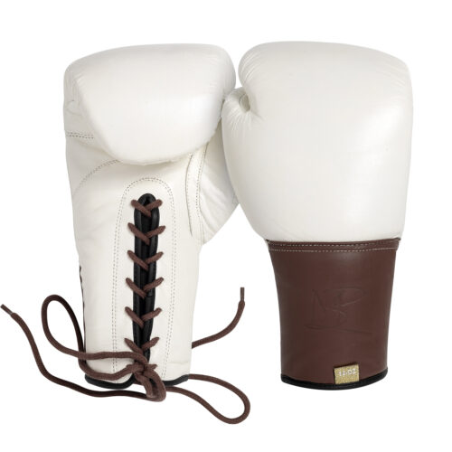 Image 1 - White Boxing Gloves w Laces