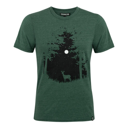 Mens Deer Night Tee - Front